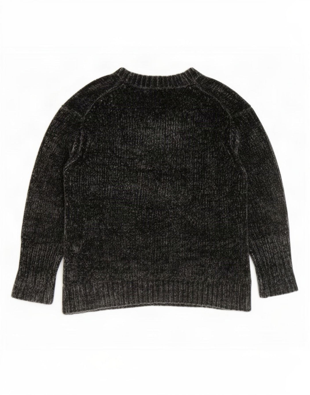 Zara ženski pulover s 3/4 rukavima s V-izrezom UK 14 srednje siva
