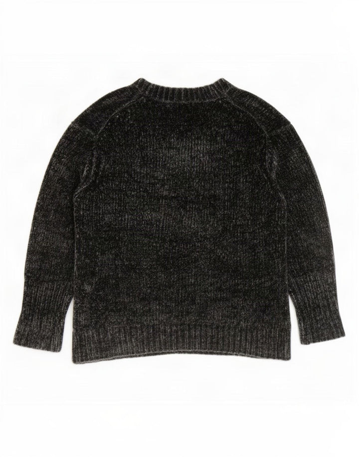Zara ženski pulover s 3/4 rukavima s V-izrezom UK 14 srednje siva