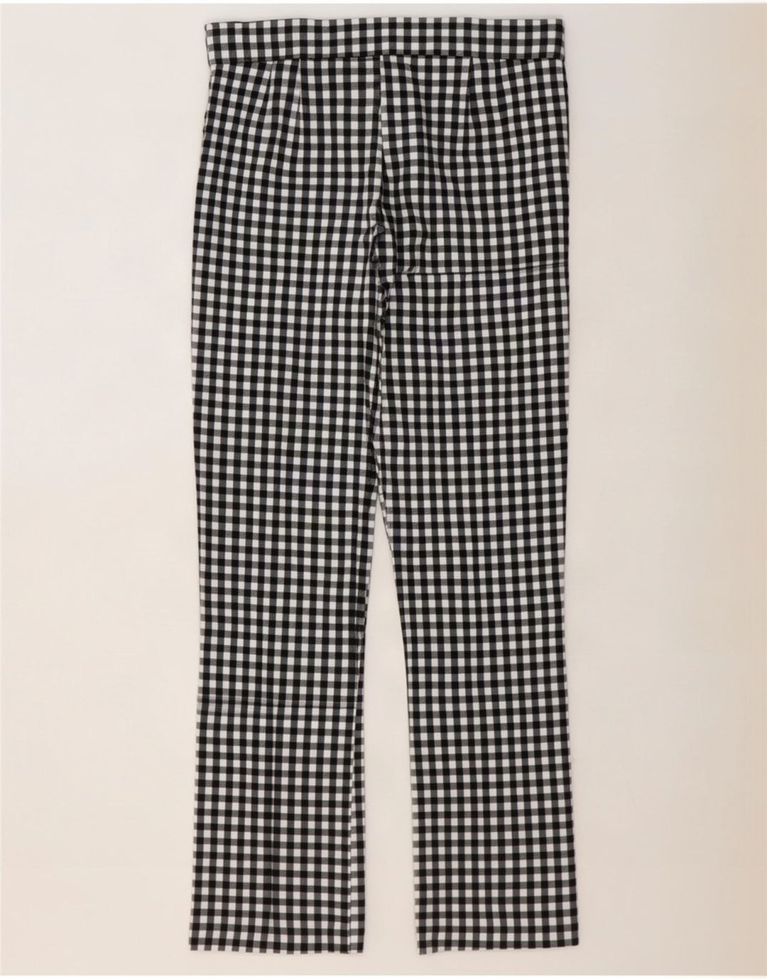 Zara ženske ležerne hlače Bootcut Large W30 L27 Black Gingham