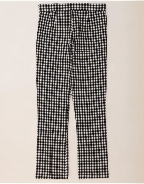 Zara ženske ležerne hlače Bootcut Large W30 L27 Black Gingham
