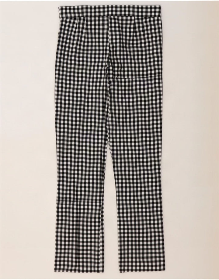 Zara ženske ležerne hlače Bootcut Large W30 L27 Black Gingham