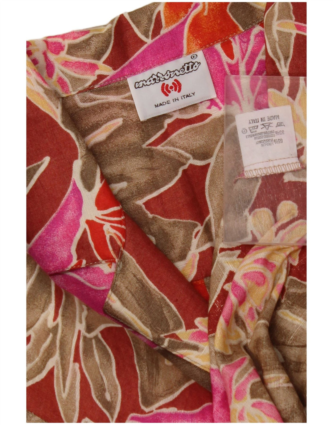 MAZZONETTO Ženska košulja kratkih rukava IT 46 Veliki raznobojni cvjetni