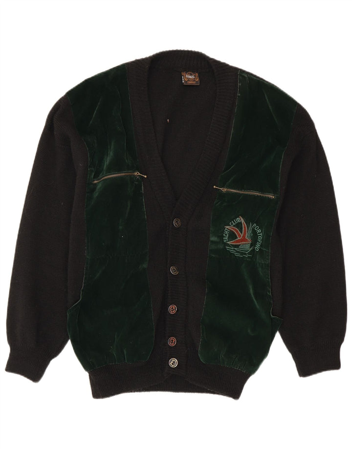 YACHTING CLUB Muški kardigan pulover srednje crne boje