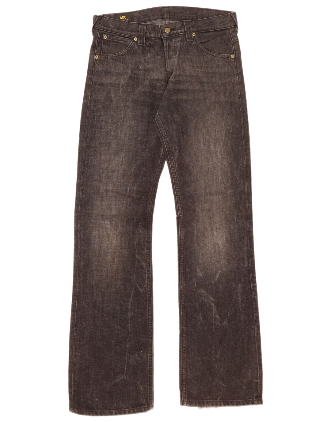 Muške traperice Lee Bootcut W30 L34 crni pamuk