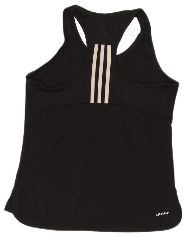 Adidas ženski gornji dio prsluka Aeroready UK 12/14 srednji crni poliester