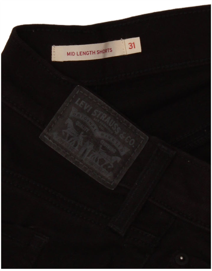 LEVI'S Ženske traper kratke hlače W31 srednje crne