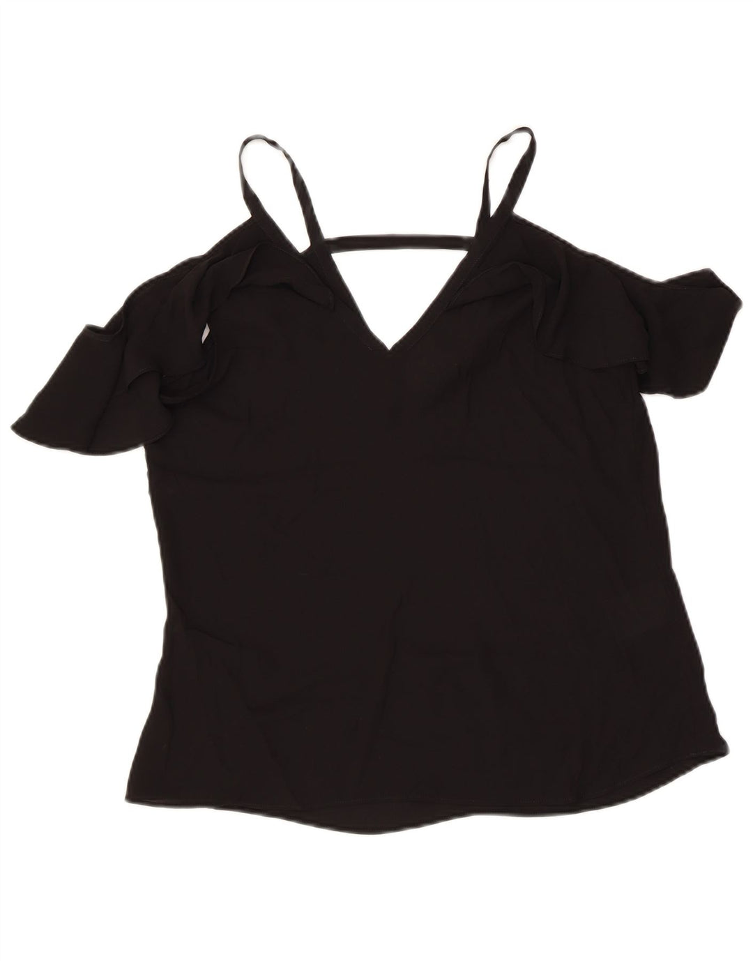 BCBGMAXAZRIA Ženska majica s otvorenim ramenima UK 2 2XS crni poliester