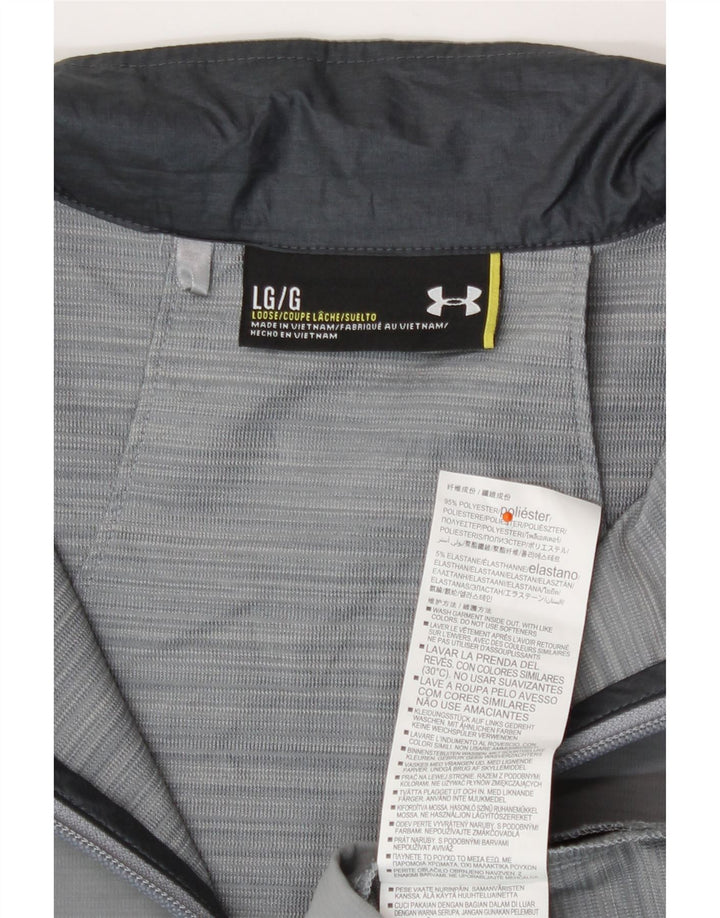 Under Armour velika siva gornja jakna od trenirke od poliestera