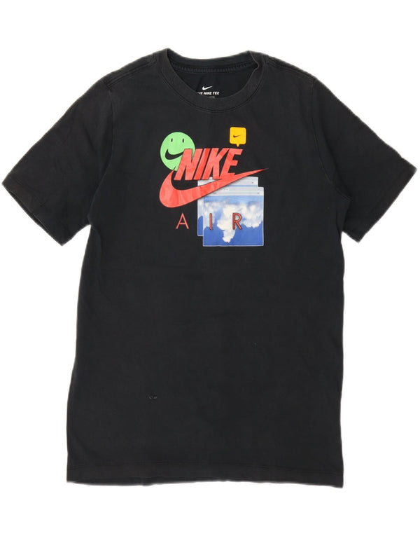 Nike Boys Graphic T-Shirt Top 13-14 Years XL sivi pamuk