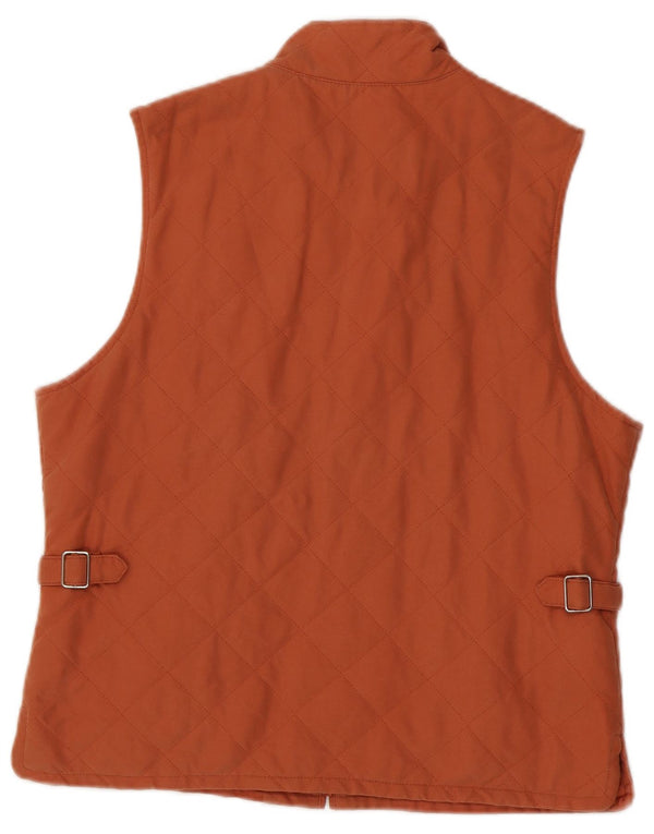 Orvis ženska prošivena jakna UK 14 Medium Orange Polyester