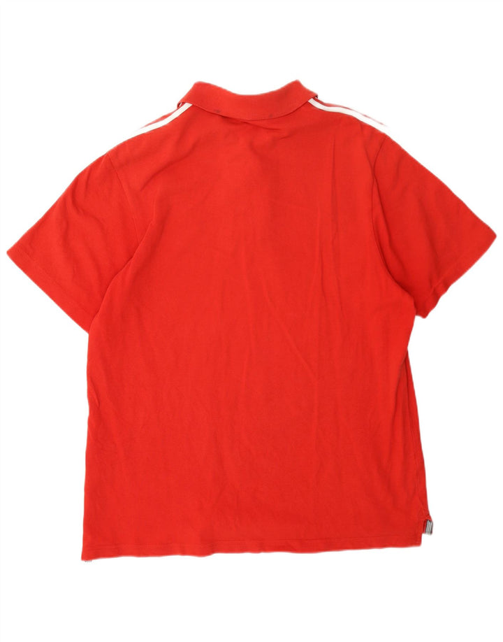 Adidas muška polo majica velika crvena pamuk
