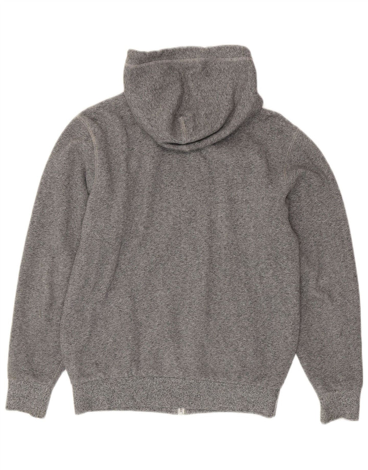 Jack Wills, muški pulover s kapuljačom na patentni zatvarač, srednje sivi pamuk