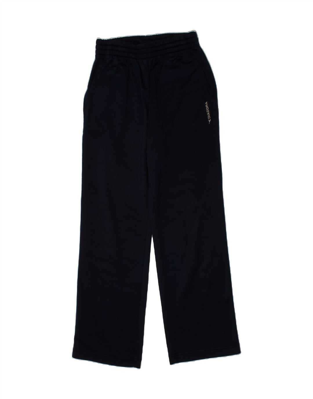 DIADORA Boys Tracksuit Trousers 11-12 Years  Navy Blue Polyester Vintage Diadora and Second-Hand Diadora from Messina Hembry 