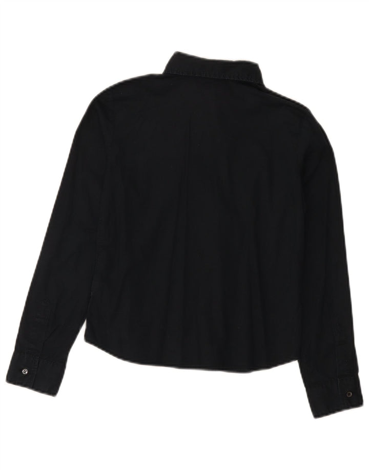 ARMANI JUNIOR Girls Shirt 8-9 Years Black Cotton