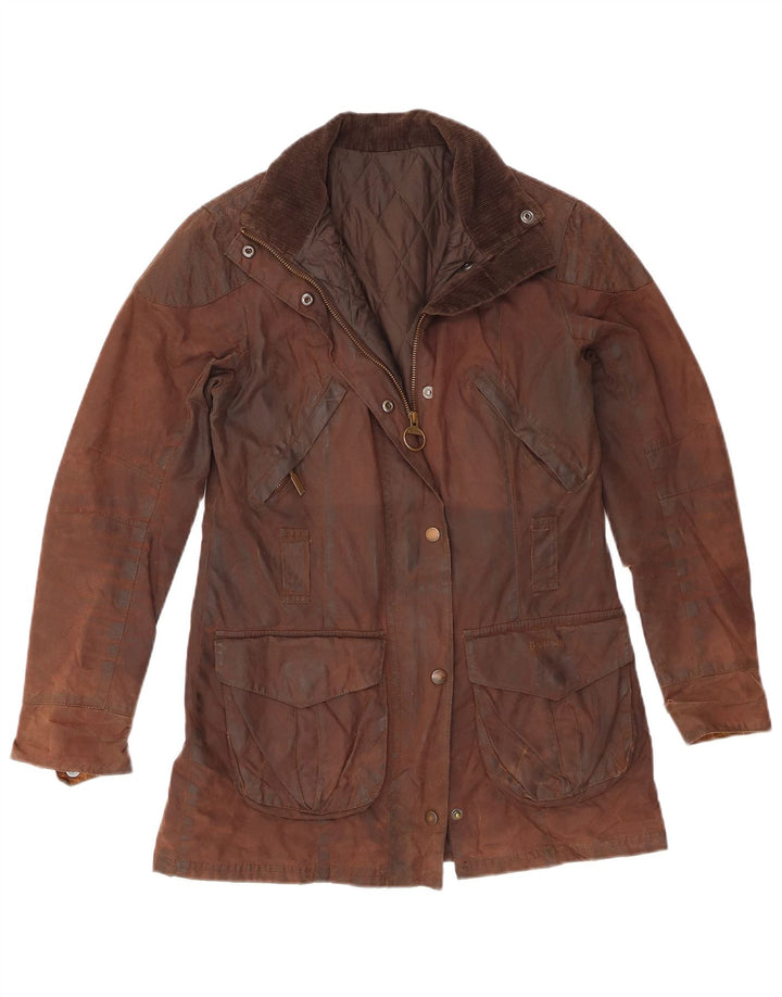 Barbour ženska jakna od voštanog pamuka UK 8 Small Brown