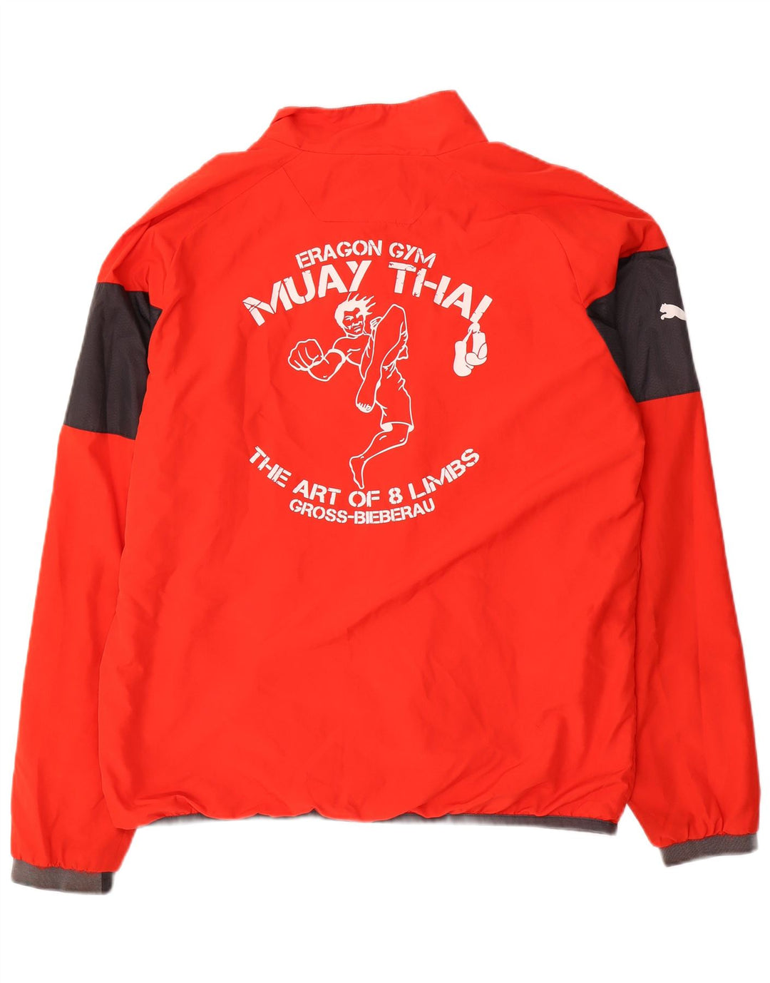 Puma muška trenirka s grafičkim motivima, velika sportska jakna, crvena boja