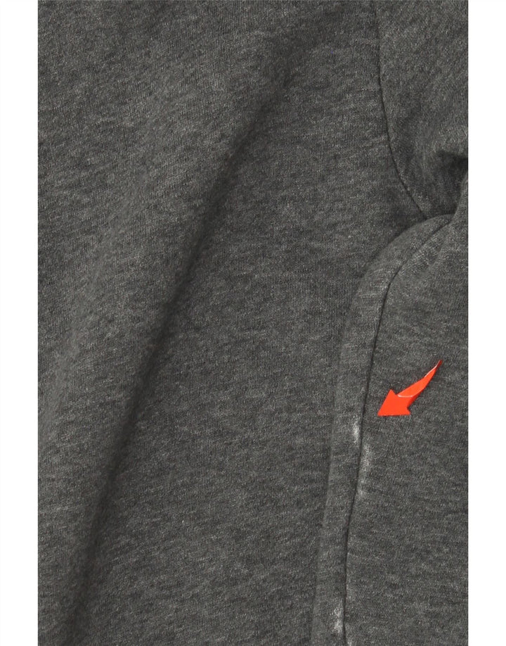 ADIDAS muška majica s kapuljačom, veliki sivi pamuk