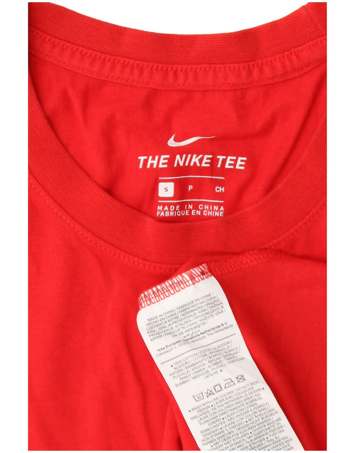Nike Muška majica kratkih rukava Mala crvena pamučna