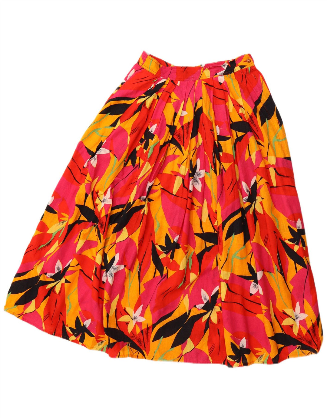 PRISMA Womens Midi Skirt W26 Small  Red Floral