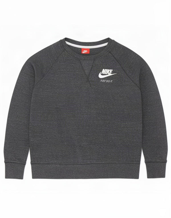 Nike Ženska majica s kratkim rukavima UK 14 srednje siva s mrljama