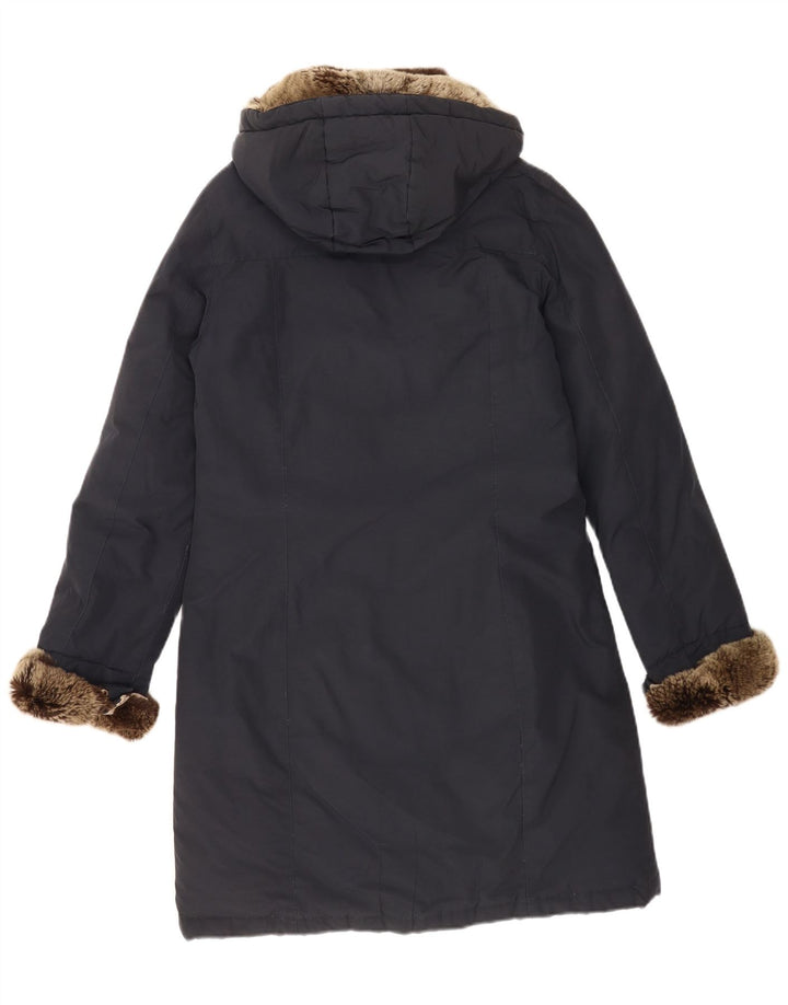 Woolrich muški podstavljeni kaput s kapuljačom UK 38 srednje tamnoplavi pamuk
