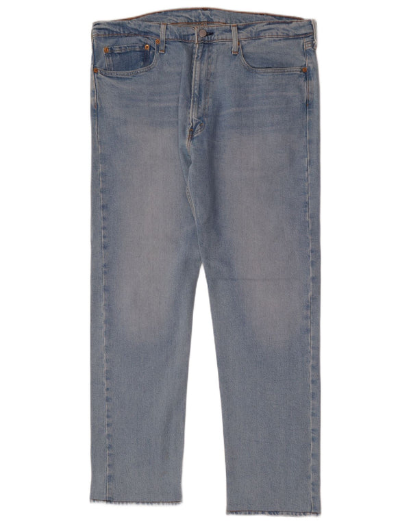 Levi's muške 502 sužene traperice W38 L31 plavi pamuk
