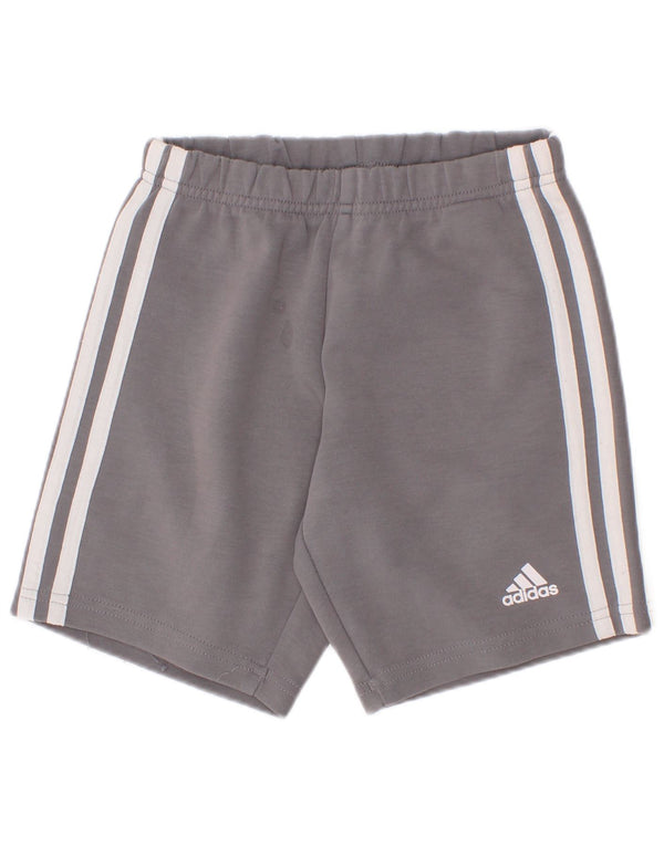 Adidas kratke sportske hlače za dječake 5-6 godina, sivi pamuk