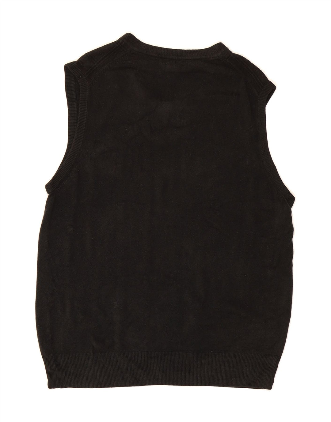 DOCKERS Mens Vest Tank Top XL Black Acrylic Vintage Dockers and Second-Hand Dockers from Messina Hembry 