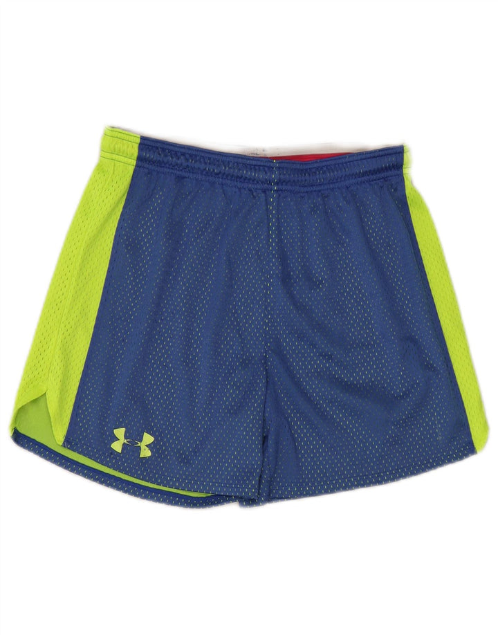 Under Armour ženske sportske kratke hlače UK 10 mali plavi poliester u boji