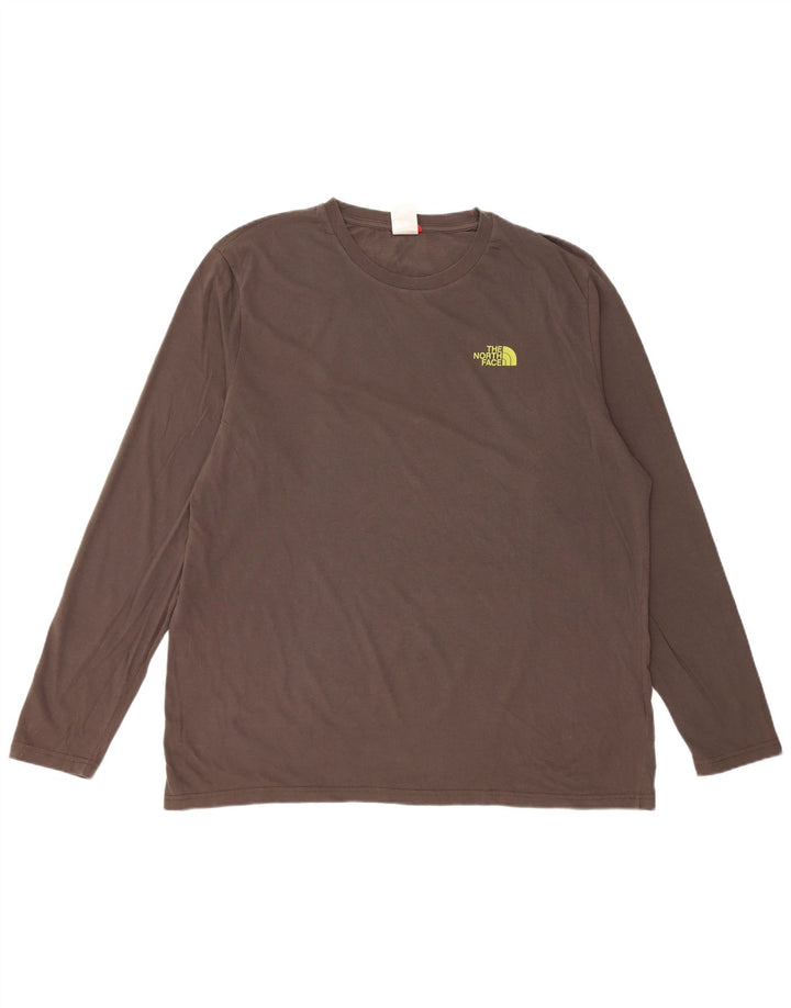 The North Face muška majica dugih rukava XL Graphic, sivi pamuk