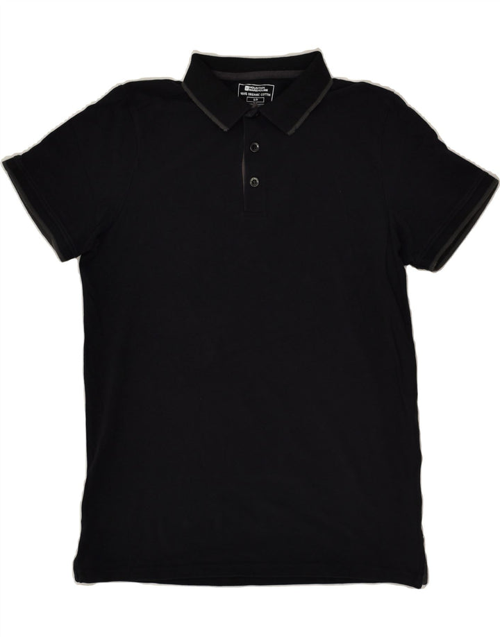 MOUNTAIN WAREHOUSE Muška polo majica Mala crna pamučna