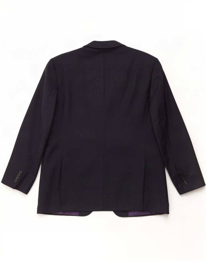 Marks & Spencer muška jakna sako s 3 gumba UK 44 XL tamnoplava vuna