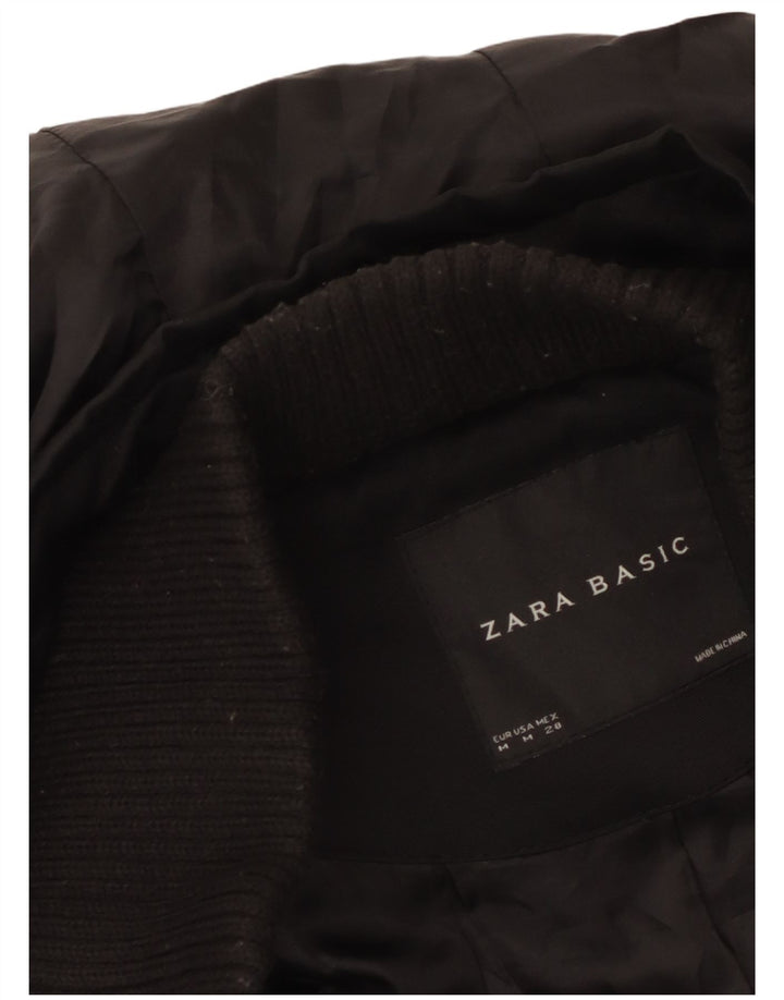Zara ženska parka jakna s kapuljačom UK 12 srednje crna