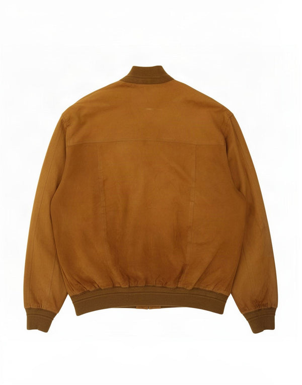 Vintage muška bomber jakna od brušene kože IT 56 3XL bež koža