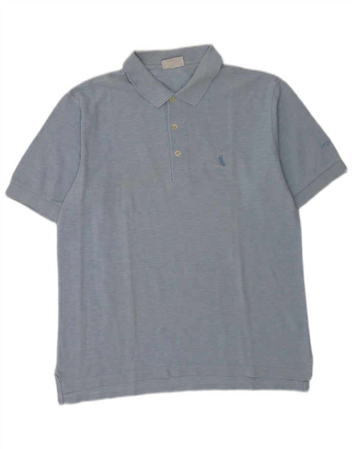 Sergio Tacchini muška polo majica IT 50 srednje plavi flekasti pamuk