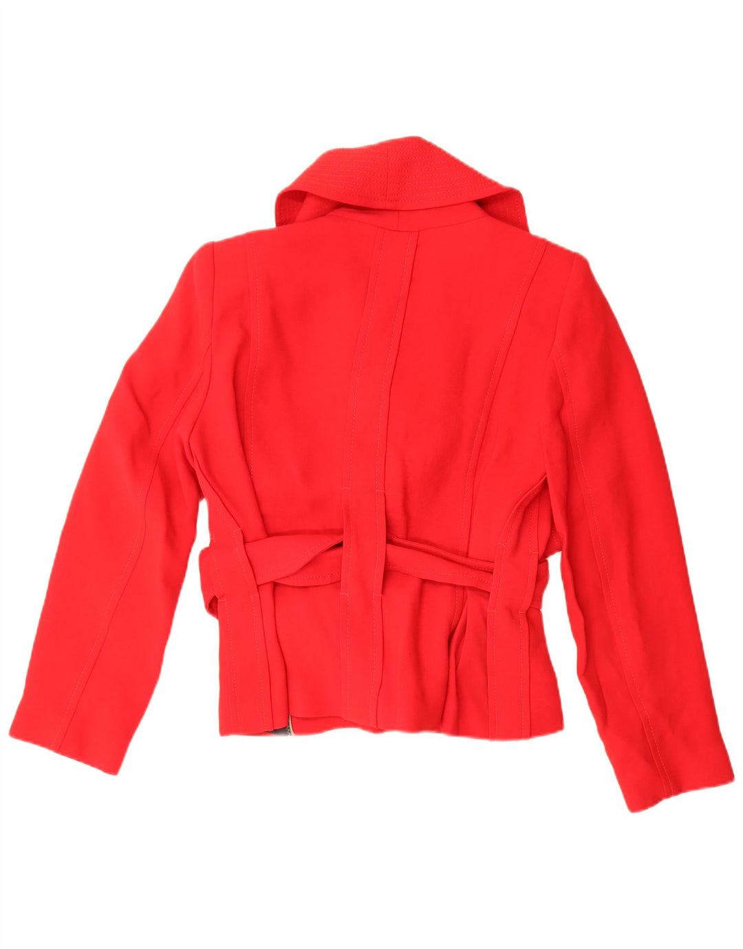 Zara ženski kratki kaput UK 18 XL od crvene svile