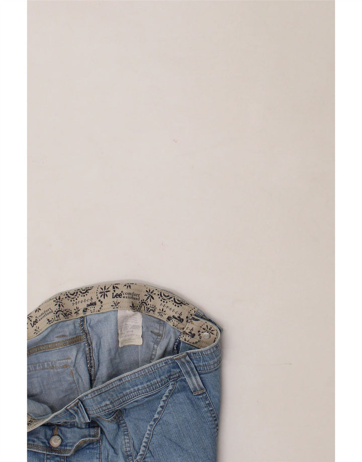 LEE Womens Cargo Capri Jeans US 10 Large W30 L20 Blue Cotton Vintage Lee and Second-Hand Lee from Messina Hembry 
