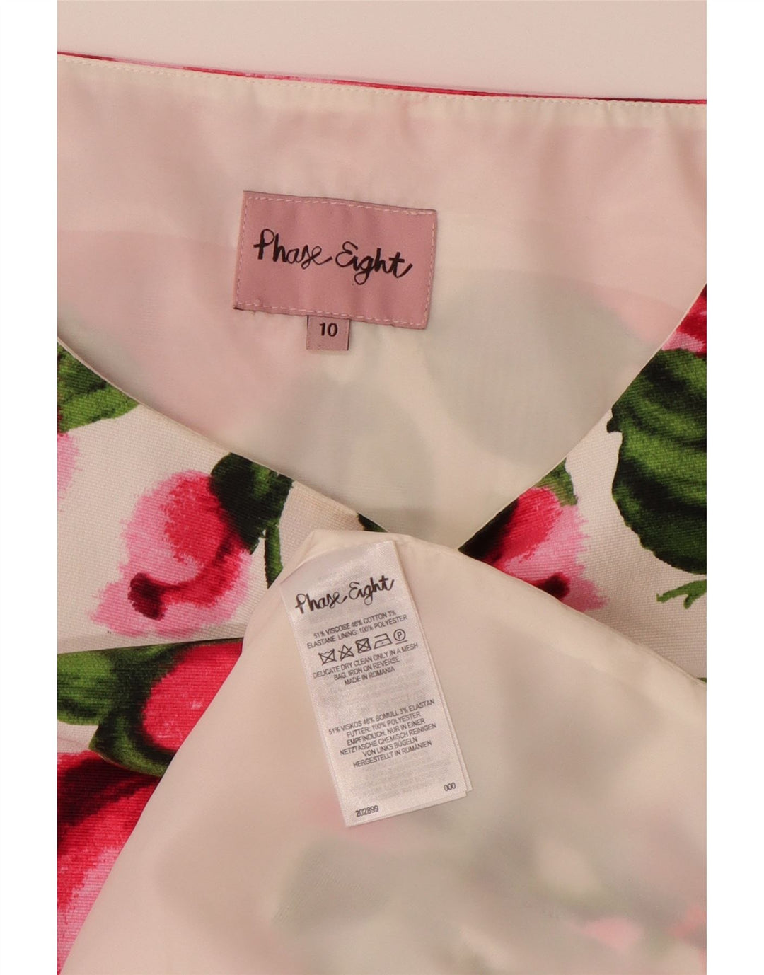 PHASE EIGHT Ženska haljina A-kroja UK 10 Mala raznobojna cvjetna haljina