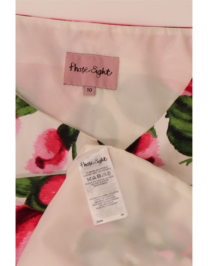 PHASE EIGHT Ženska haljina A-kroja UK 10 Mala raznobojna cvjetna haljina