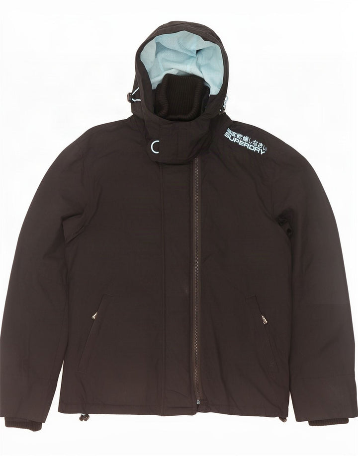 Superdry Mens The Windcheater Graphic Windbreaker Jacket UK 38 srednje crna