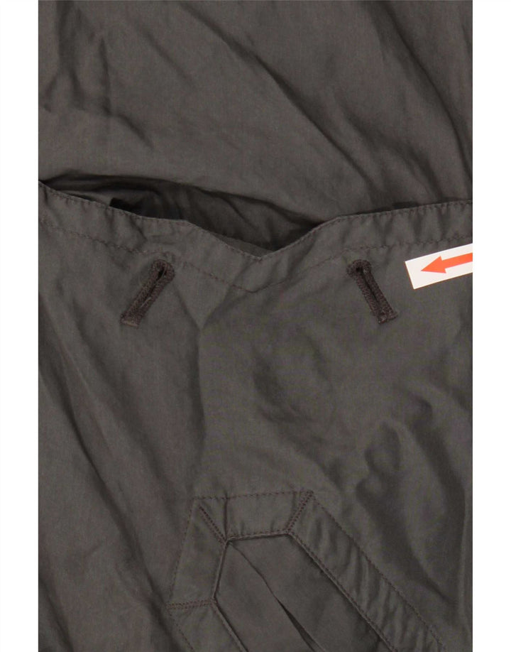 Vintage muška bomber jakna UK 38 srednje sive svile