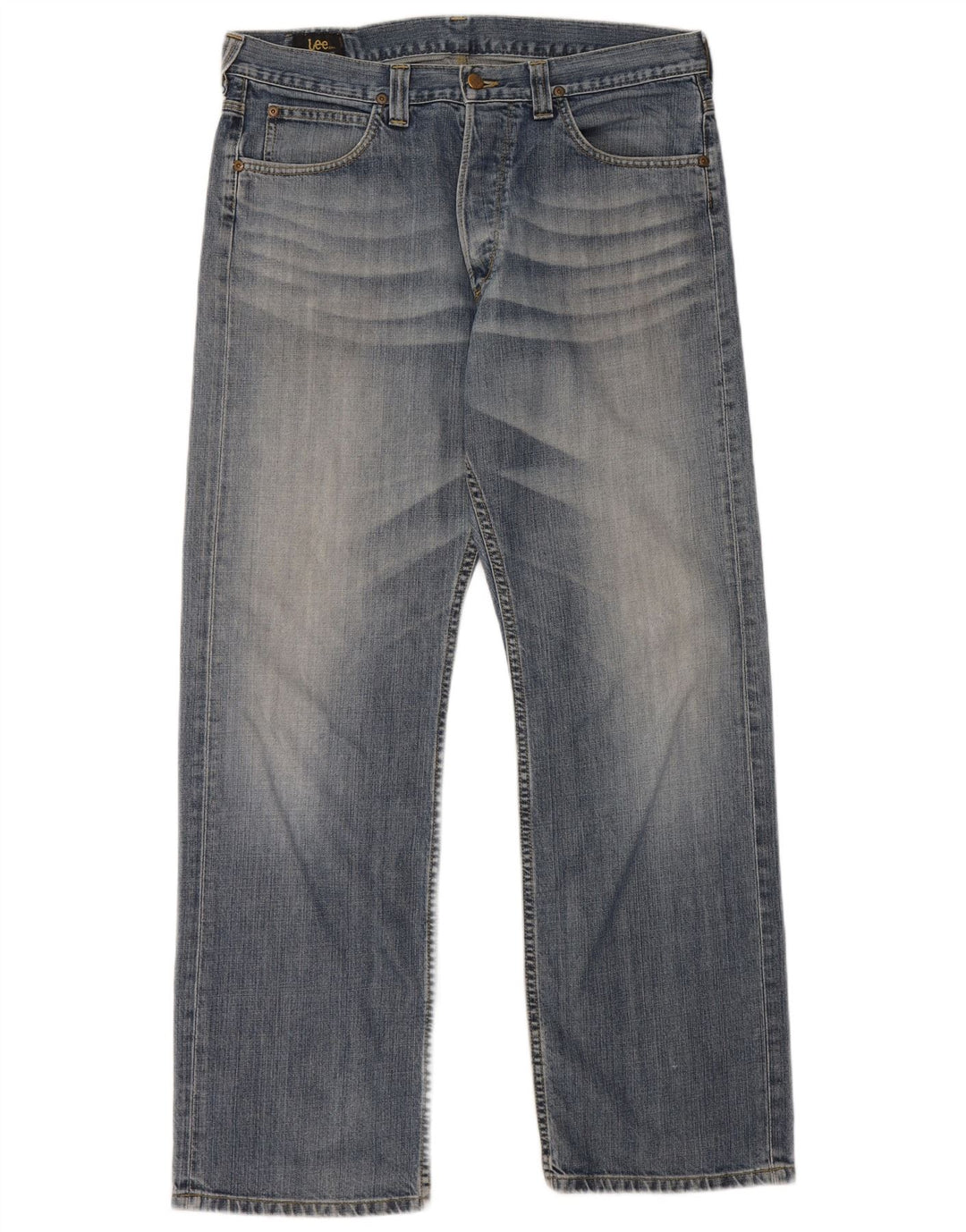 Lee Mens Nash Straight Jeans W34 L32 Plavi pamuk