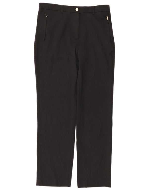 Marks & Spencer ženske chino hlače visokog struka UK 12 srednje W32 L29 crne