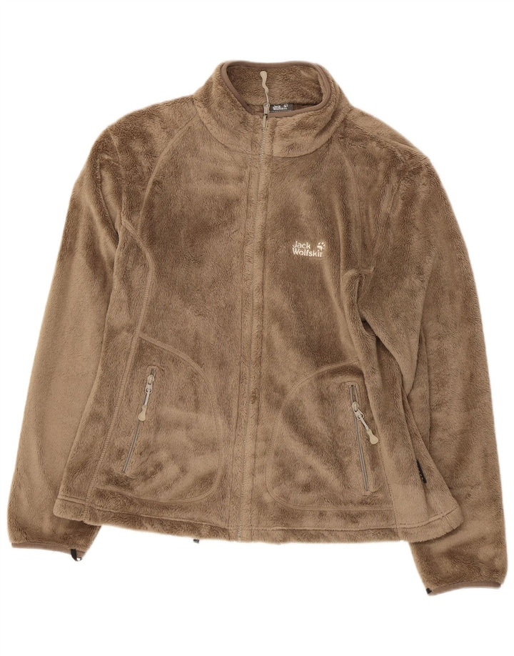 JACK WOLFSKIN Ženska jakna od flisa UK 18/20 XL Bež poliester