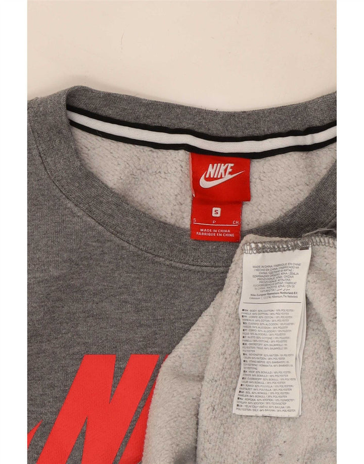 Nike muška majica s grafičkim motivima, mali sivi pamuk u blokovima boja