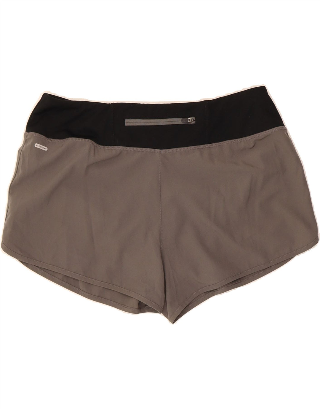 STARTER Womens Sport Shorts UK 14 Large  Grey Colourblock Vintage Starter and Second-Hand Starter from Messina Hembry 