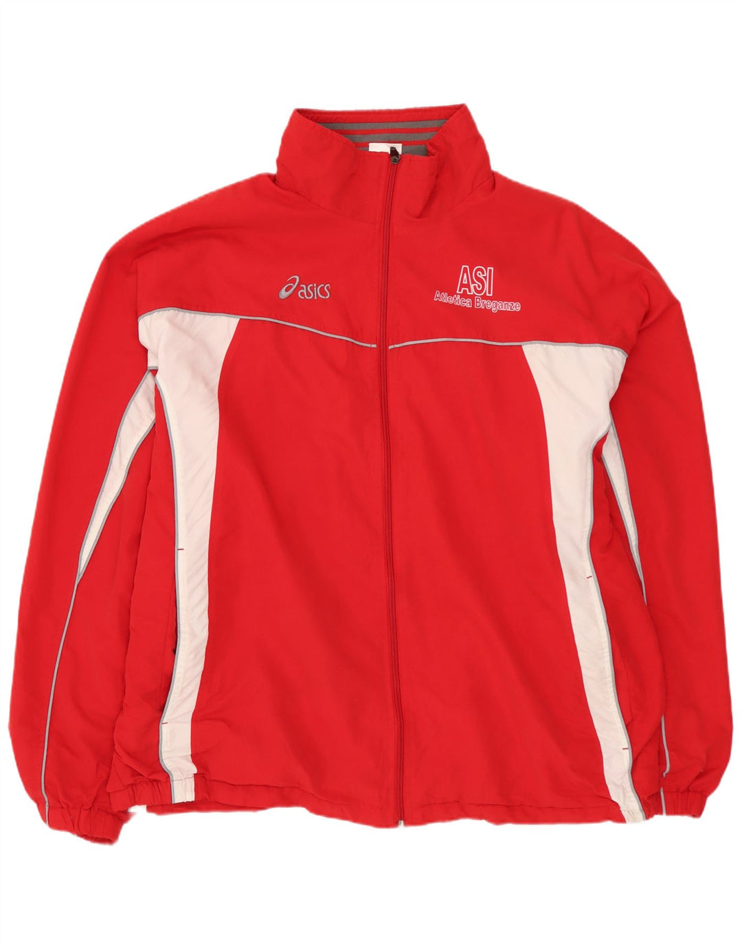 ASICS muška gornja jakna trenirke s grafičkim motivima 2XL poliester crvene boje
