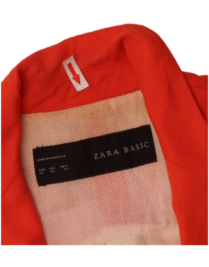 Zara ženski sako sa 1 gumbom UK 6 XS narančasta