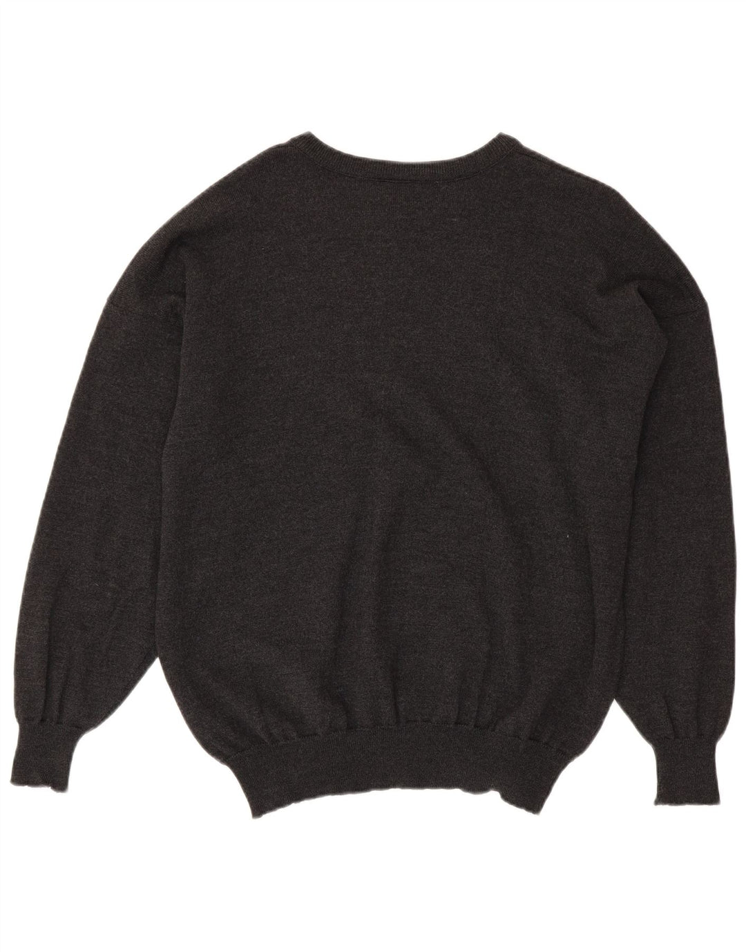 LACOSTE Muški džemper s lađastim izrezom Veličina 8 3XL Siva vunena