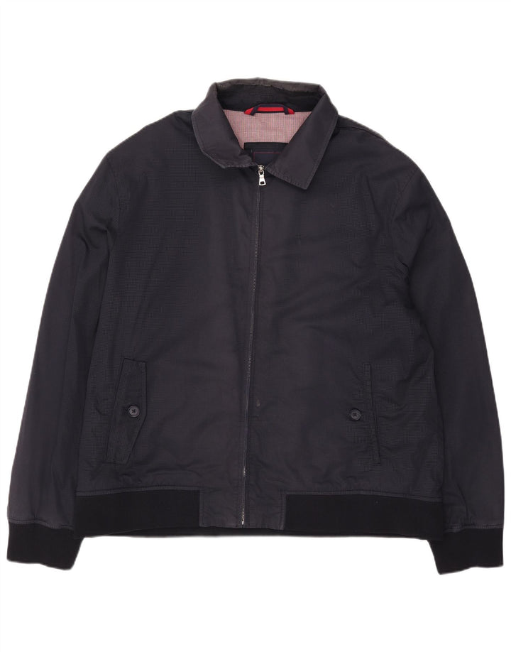 Marks & Spencer muška bomber jakna UK 44 2XL tamnoplavi pamuk